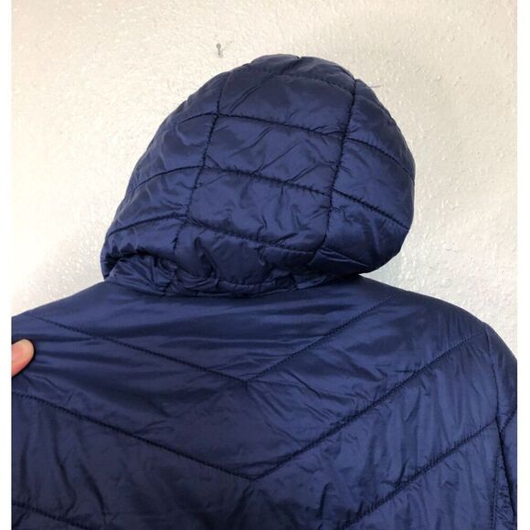 EDDIE BAUER Jacket Kids Size Medium (10/12) Blue Youth Deer Harbor Reversible - Picture 8 of 14